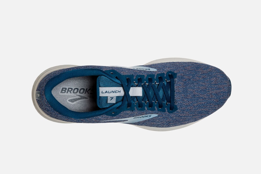 Brooks Israel Launch 7 Road Running Shoes Mens - Blue - LOF-847625